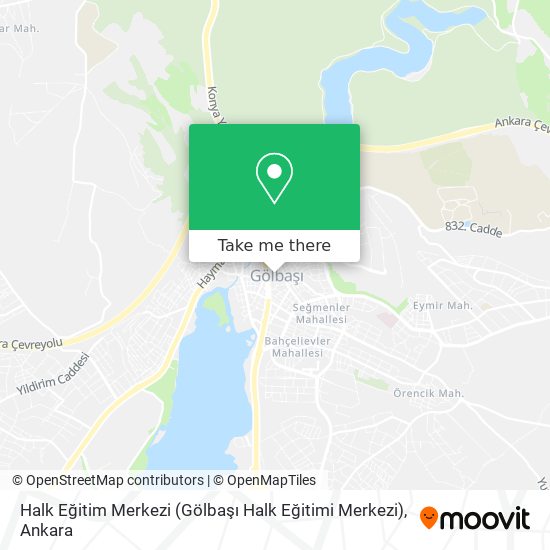 Halk Eğitim Merkezi (Gölbaşı Halk Eğitimi Merkezi) map