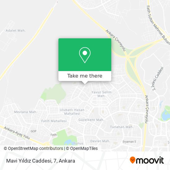 Mavi Yıldız Caddesi, 7 map