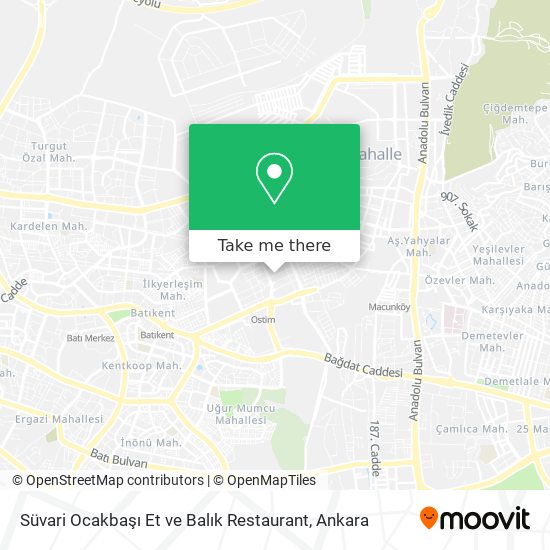 Süvari Ocakbaşı Et ve Balık Restaurant map