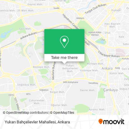 Yukarı Bahçelievler Mahallesi map