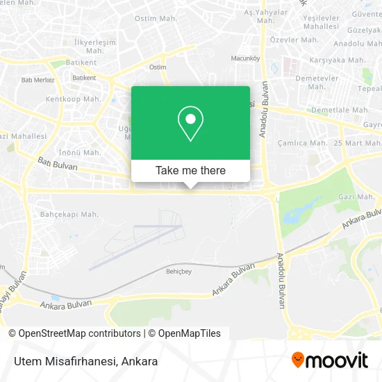 Utem Misafirhanesi map