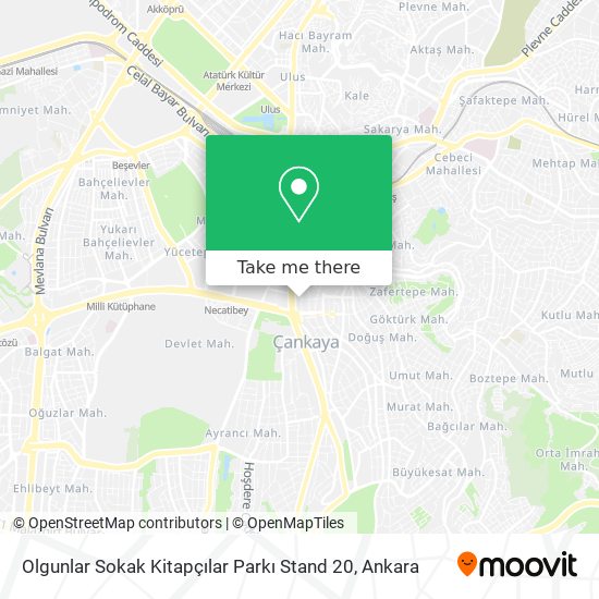 Olgunlar Sokak Kitapçılar Parkı Stand 20 map