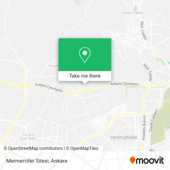 Mermerciler Sitesi map