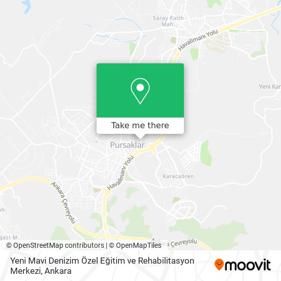 Yeni Mavi Denizim Özel Eğitim ve Rehabilitasyon Merkezi map