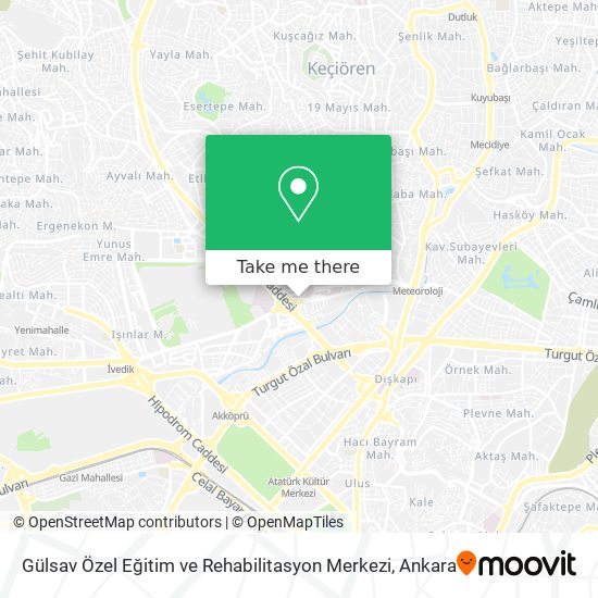 Gülsav Özel Eğitim ve Rehabilitasyon Merkezi map