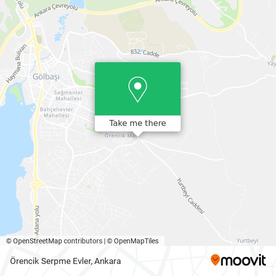 Örencik Serpme Evler map
