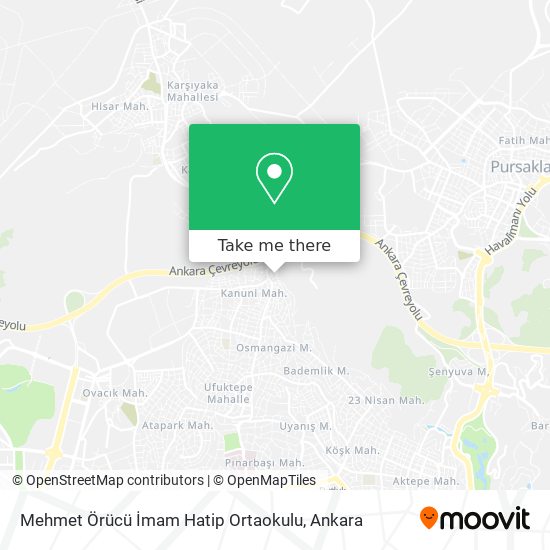 Mehmet Örücü İmam Hatip Ortaokulu map