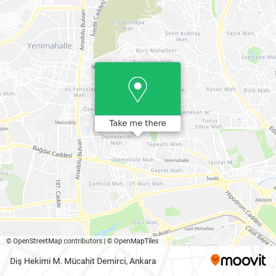 Diş Hekimi M. Mücahit Demirci map