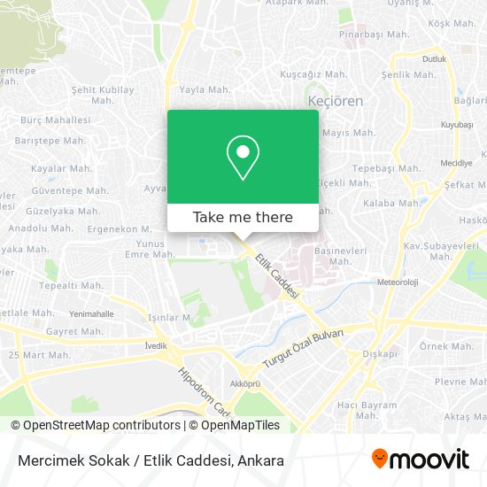Mercimek Sokak / Etlik Caddesi map