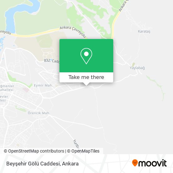 Beyşehir Gölü Caddesi map