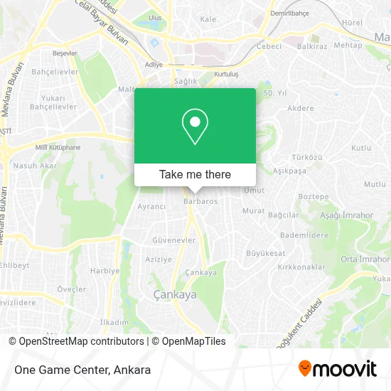 One Game Center map