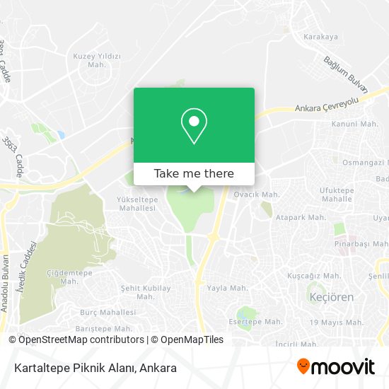 Kartaltepe Piknik Alanı map