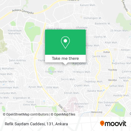 Refik Saydam Caddesi, 131 map