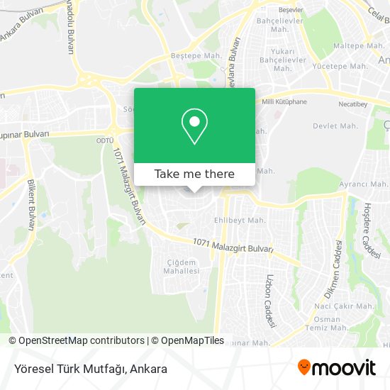 Yöresel Türk Mutfağı map