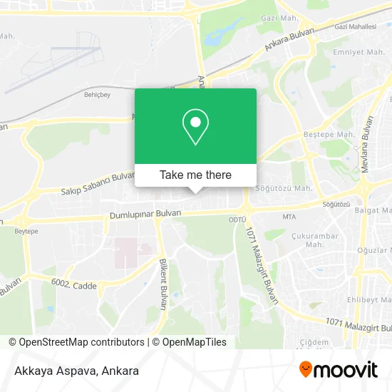 Akkaya Aspava map