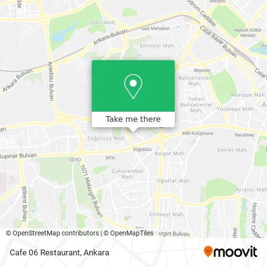 Cafe 06 Restaurant map