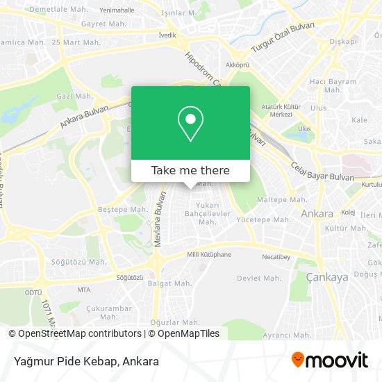 Yağmur Pide Kebap map