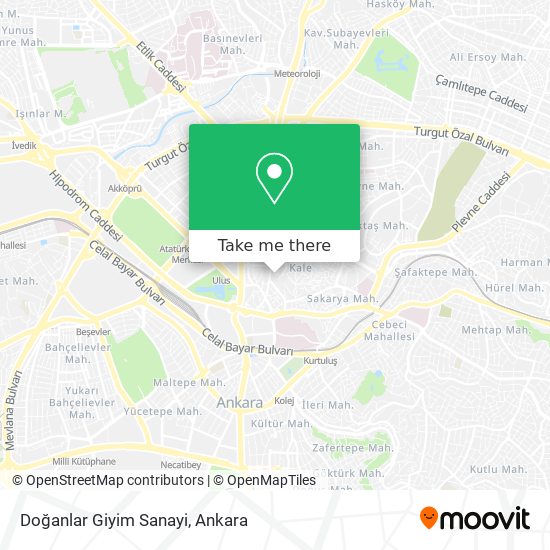 Doğanlar Giyim Sanayi map