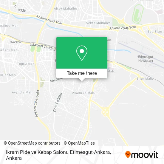 Ikram Pide ve Kebap Salonu Etimesgut-Ankara map