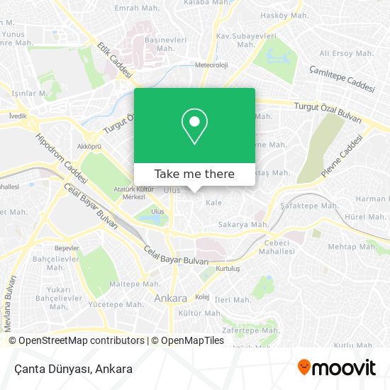 Çanta Dünyası map