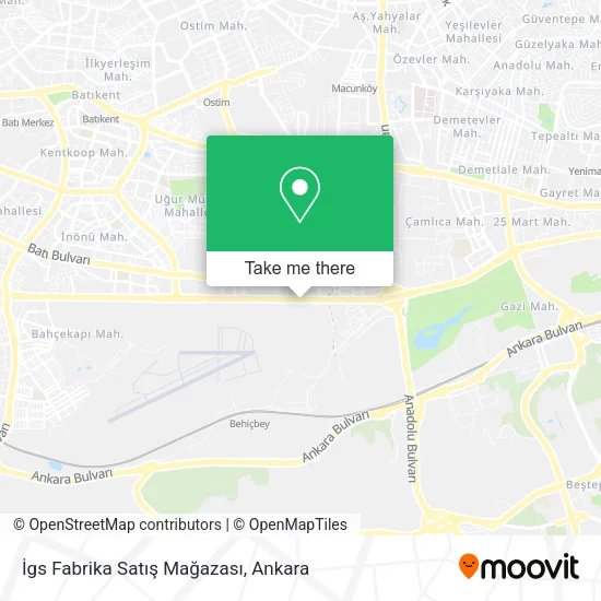 İgs Fabrika Satış Mağazası map