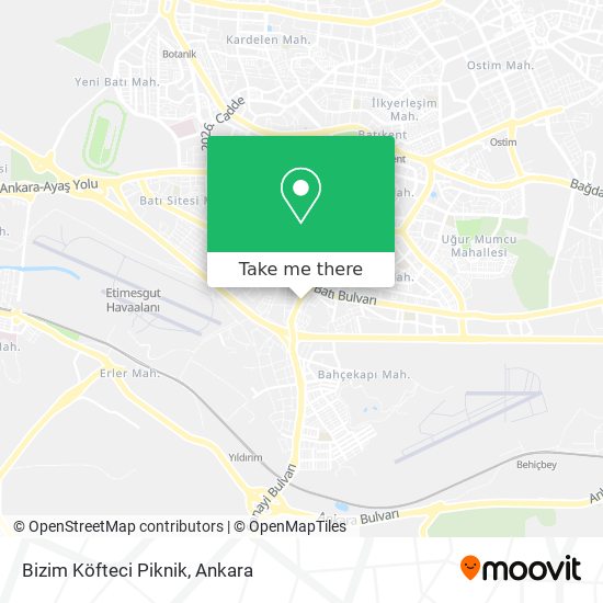 Bizim Köfteci Piknik map