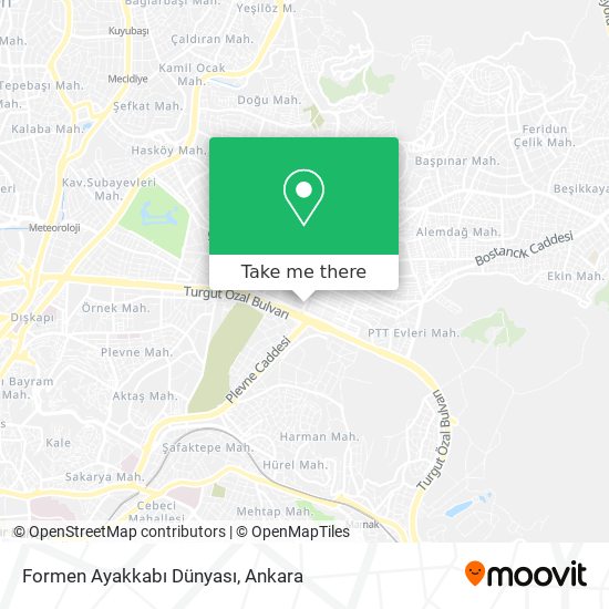 Formen Ayakkabı Dünyası map