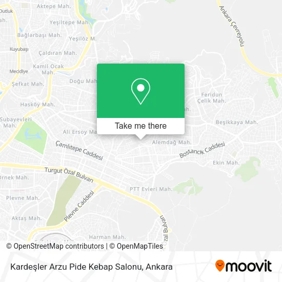 Kardeşler Arzu Pide Kebap Salonu map