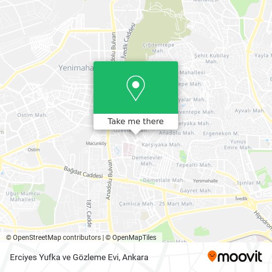 Erciyes Yufka ve Gözleme Evi map