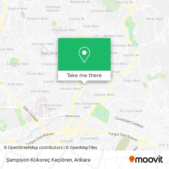 Şampiyon Kokoreç Keçiören map
