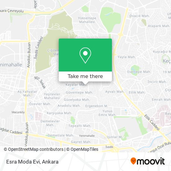 Esra Moda Evi map