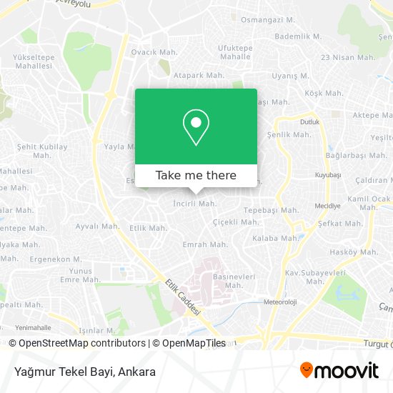 Yağmur Tekel Bayi map