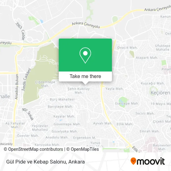 Gül Pide ve Kebap Salonu map