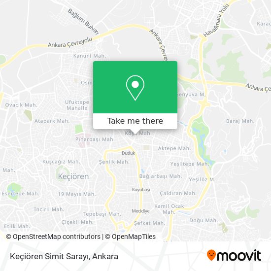 Keçiören Simit Sarayı map