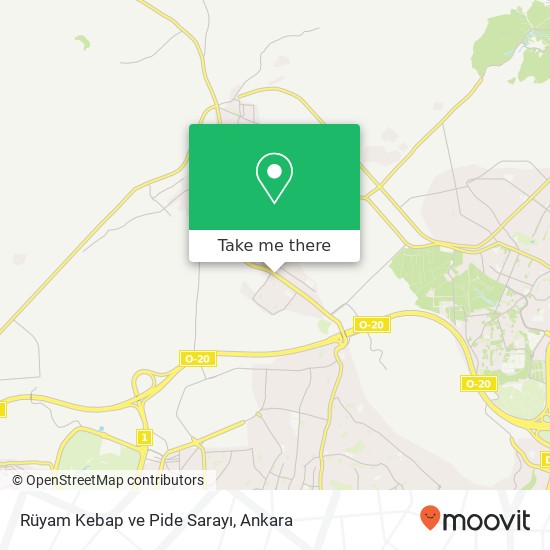 Rüyam Kebap ve Pide Sarayı, Bağlum Bulvarı 06291 Karakaya, Keçiören map