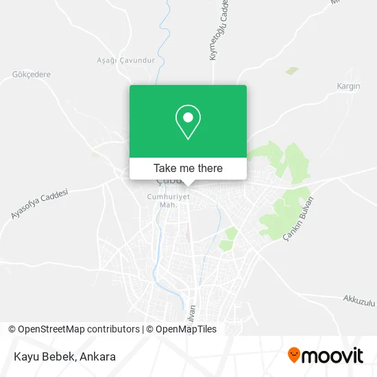 Kayu Bebek map