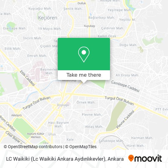 LC Waikiki (Lc Waikiki Ankara Aydınlıkevler) map