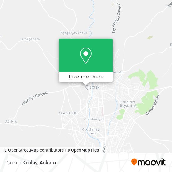 Çubuk Kızılay map