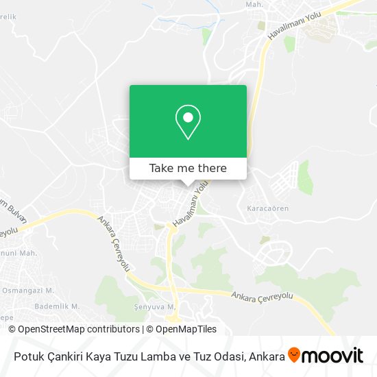 Potuk Çankiri Kaya Tuzu Lamba ve Tuz Odasi map