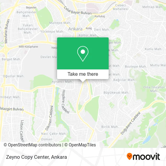 Zeyno Copy Center map