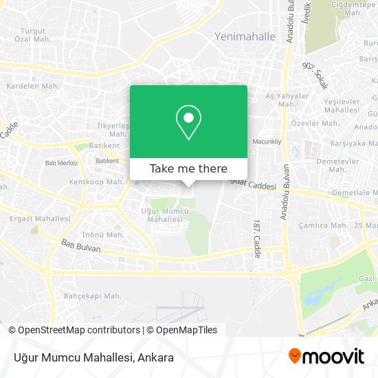 Uğur Mumcu Mahallesi map