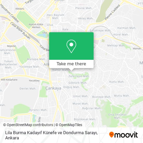 Lila Burma Kadayıf Künefe ve Dondurma Sarayı map
