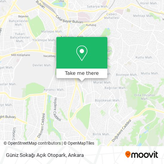 Güniz Sokağı Açık Otopark map