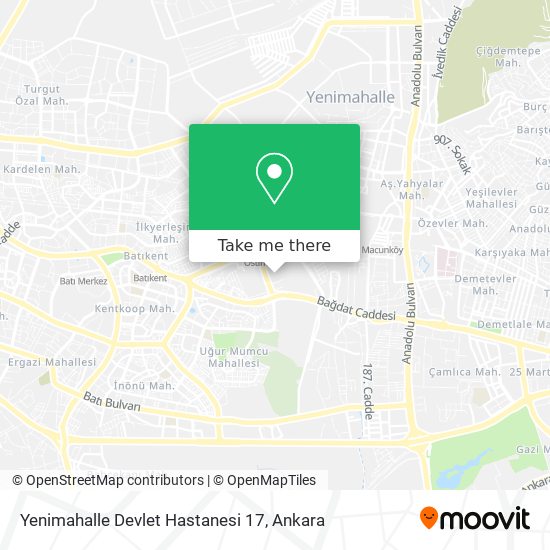 Yenimahalle Devlet Hastanesi 17 map