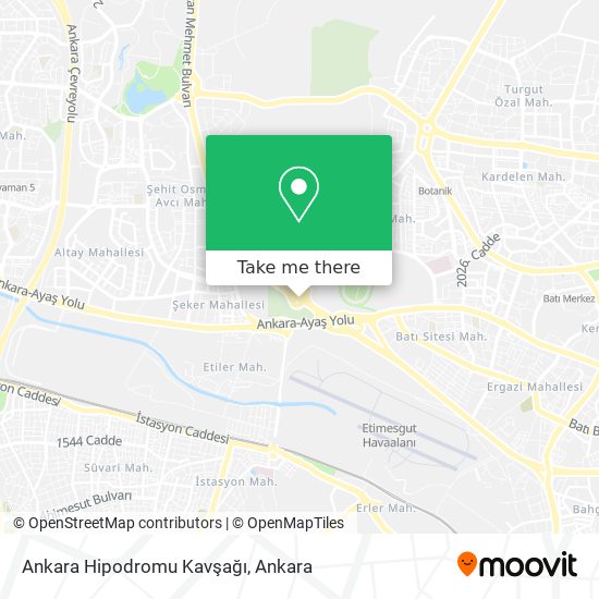 Ankara Hipodromu Kavşağı map