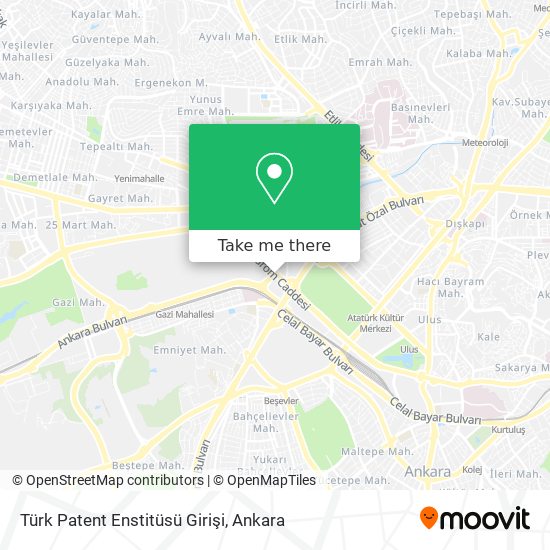 Türk Patent Enstitüsü Girişi map