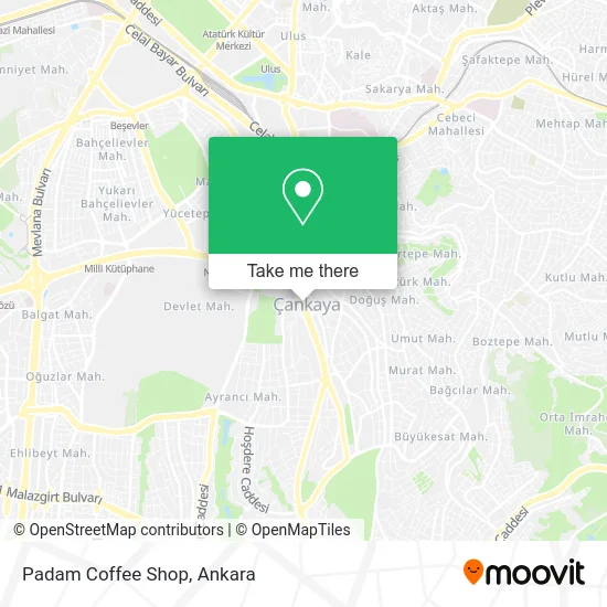 Padam Coffee Shop map