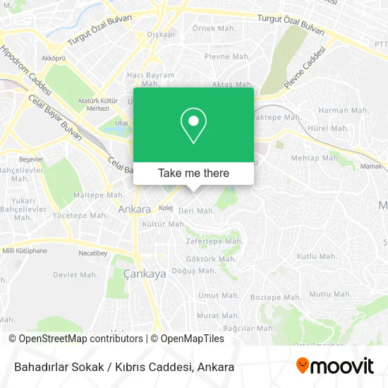 Bahadırlar Sokak / Kıbrıs Caddesi map