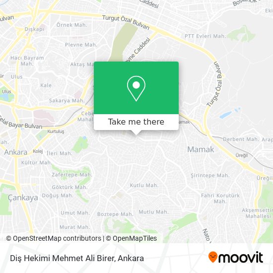 Diş Hekimi Mehmet Ali Birer map