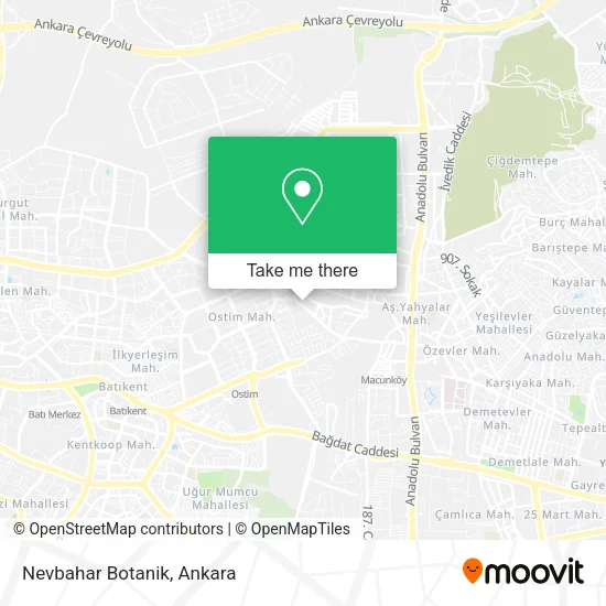 Nevbahar Botanik map